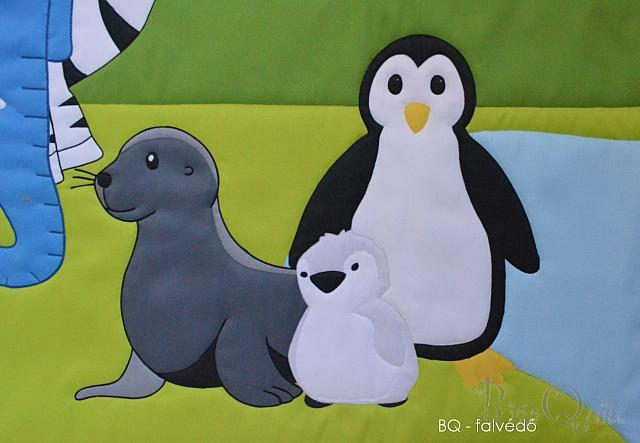BigaQ Fókás pingvines falvédő gyerekszobába