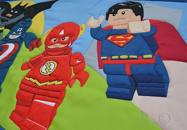 BQ Lego superheros kidsroom flash, superman