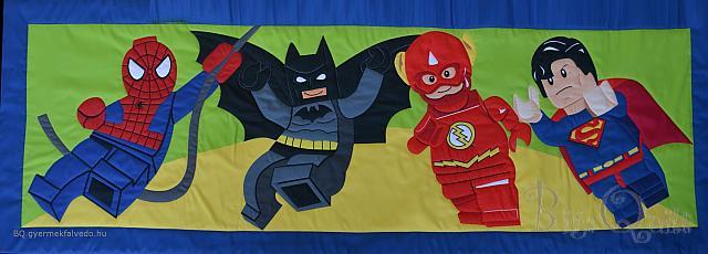 BQ lego souerheros wallquilt szuperhősös falvédő