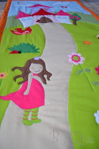 BQ Princesse applique blanket