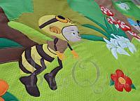 méhecskés falvédő részlet