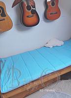 BQ Kék-szürke ágytakaró